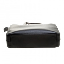 Saint Laurent Black Leather Museum Briefcase