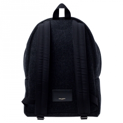 Saint Laurent Dark Grey Wool Classic Backpack