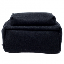 Saint Laurent Dark Grey Wool Classic Backpack