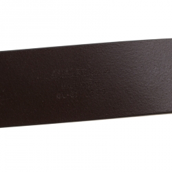 Pre Owned Salvatore Ferragamo Brown Leather Hickory Belt 105CM
