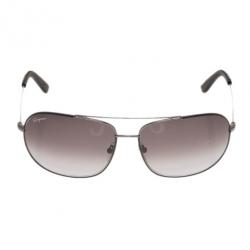 Pre Owned Salvatore Ferragamo Black SF119SL Rectangle Sunglasses