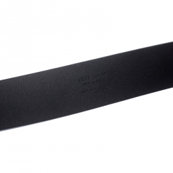 Pre Owned Salvatore Ferragamo Black Leather Gancini Belt 115cm