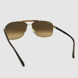 Pre Owned Salvatore Ferragamo Shiny Gold SF107S Mens Sunglasses 