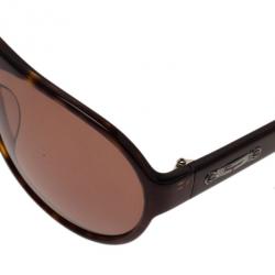 Pre Owned Salvatore Ferragamo Tortoise Frame SF619S Aviators