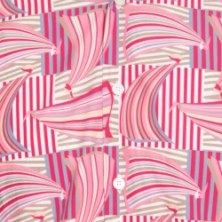 Pre Owned Salvatore Ferragamo Pink Sailboat Printed Cotton Long Sleeve Shirt L
