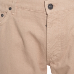Pre Owned Salvatore Ferragamo Beige Straight Fit Jeans XL