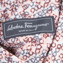 Pre Owned Salvatore Ferragamo Men's Multicolor Print Shirt M
