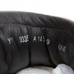 Pre Owned Salvatore Ferragamo Tricolor Ostrich Leather Marat Low Top Sneakers Size 43