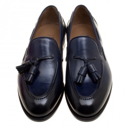 Pre Owned حذاء لوفرز سالفاتوري فيراغامو لورينو سويدي أخضر بشراشيب مقاس 44