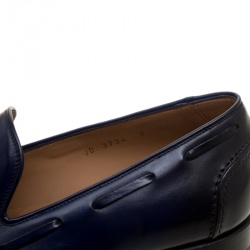 Pre Owned حذاء لوفرز سالفاتوري فيراغامو لورينو سويدي أخضر بشراشيب مقاس 44