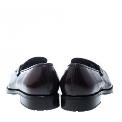 Pre Owned حذاء لوفرز سالفاتوري فيراغامو بانفيلو جلد برون بني مقاس 44.5