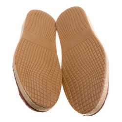 Pre Owned حذاء إسبادريل سالافتوري فيراغامو لامبدوسا جلد تمساح بني فاتح مقاس 43.5