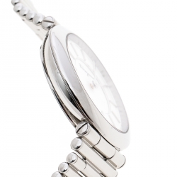 Pre Owned Salvatore Ferragamo Silver Stainless Steel FIN040015 Men's Wristwatch 36 mm