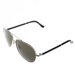 Salvatore Ferragamo Gold/Green SF144SL Aviator Sunglasses