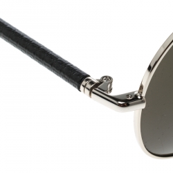 Salvatore Ferragamo Gold/Green SF144SL Aviator Sunglasses