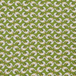 Pre Owned Salvatore Ferragamo Green Dolphin Print Silk Tie