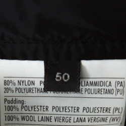 Salvatore Ferragamo Black Diamond Quilted and Rib Knit Jacket L 