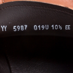 Pre Owned حذاء لوفرز سالافتوري فيراغامو غانسيني جلد بني مقاس 44.5