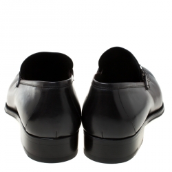 مملوكة مسبقًا حذاء لوفرز سالفاتوري فيراغامو سليب أون جلد بني مقاس 42