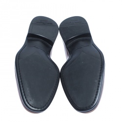 Pre Owned حذاء لوفرز سالفاتوري فيراغامو بيني جلد بني فاح مقاس 40.5