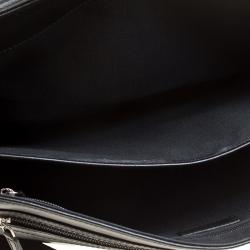 Salvatore Ferragamo Black Leather Briefcase