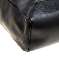 Salvatore Ferragamo Black Leather Briefcase