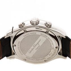 Salvatore Ferragamo Black Stainless Steel FFM100016 Men's Wristwatch 42 mm