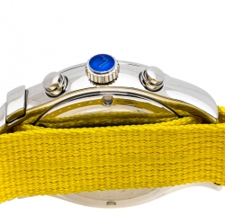 Pre Owned Salvatore Ferragamo Yellow Stainless Steel FF3030013 Men's Wristwatch 42 mm