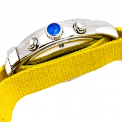 Pre Owned Salvatore Ferragamo Yellow Stainless Steel FF3030013 Men's Wristwatch 42 mm