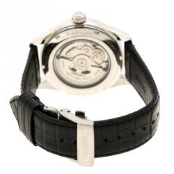 Seiko White Stainless Steel Presage Unlimited Enamel Men's Wristwatch 40 mm