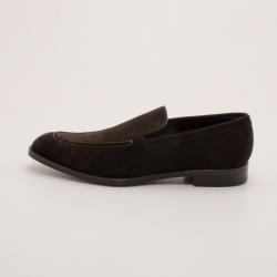 Pre Owned Sergio Rossi Brown Suede Loafers Size 44