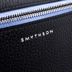 Pre Owned حافظة نقود سمثسون باناما بسحاب جلد سوداء