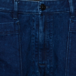 Stone Island Navy Blue Denim Cargo Pocket Detail Jeans M