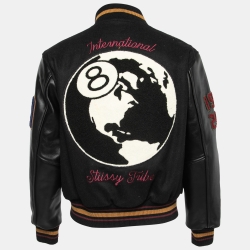 Stussy Leather Varsity Jacket