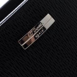 Pre Owned S.T. Dupont Black Leather Pen/Pencil Holder