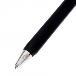 S.T. Dupont Karl Lagerfeld Edition Matte Black Palladium Finish Ballpoint Pen