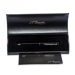 S.T. Dupont Karl Lagerfeld Edition Matte Black Palladium Finish Ballpoint Pen