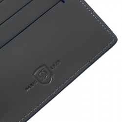 S.T. Dupont Grey Leather D Line 7CC Bifold Wallet