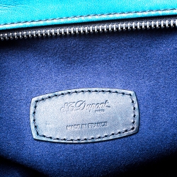 S.T. Dupont Blue Ombre Leather Atelier Document Briefcase