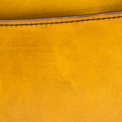 S.T. Dupont Yellow/Black Ombre Leather Atelier Document Holder Briefcase