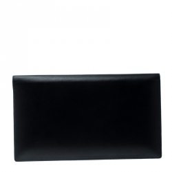 S.T. Dupont Black/Blue Leather Line D Slim Organizer