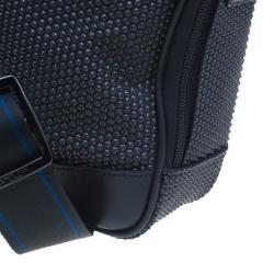 S.T. Dupont Black Textured Leather Laptop Bag w/ Battery Pouch