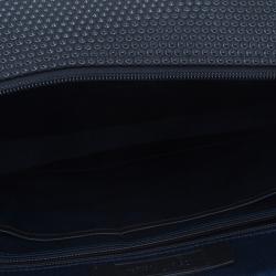 S.T. Dupont Black Textured Leather Laptop Bag w/ Battery Pouch