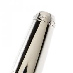 S.T. Dupont Black Chinese Lacquer Silver Tone Ballpoint Pen