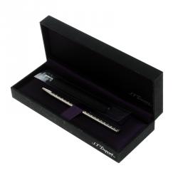 Pre Owned S.T Dupont Classic Silver Plated Ballpoint Pen & Mechanical Pencil