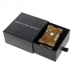 S.T. Dupont Brown Lacquer and Gold Finish Shoot The Moon Limited Edition Lighter 