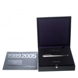 S.T. Dupont Olympio Diamond Drop Palladium Finish Limited Edition 1952 Ballpoint Pen