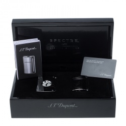 S.T. Dupont Spectre Silver Tone Limited Edition Torch Flame & Cigar Cutter Set