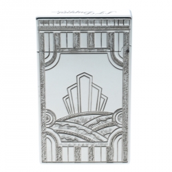 ST Dupont Art Deco Ligne 2 Textured Palladium Finish Limited Edition Lighter
