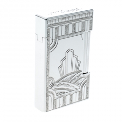 ST Dupont Art Deco Ligne 2 Textured Palladium Finish Limited Edition Lighter
